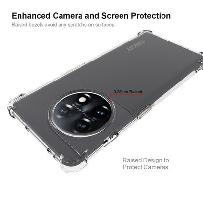 TPU phone case with raised camera and screen protection for OnePlus 11R 5G