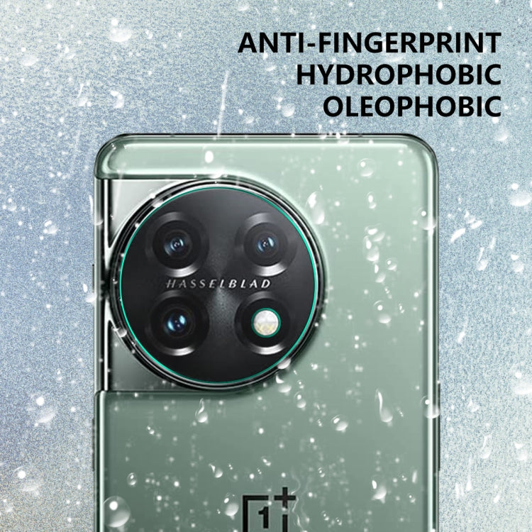 Hydrophobic anti-fingerprint tempered glass film for OnePlus 11 rear camera lens