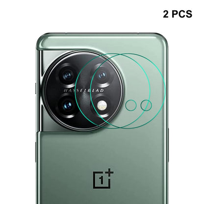 Set of rear camera lens tempered glass films for OnePlus 11, 2 pcs, clear