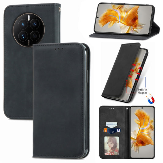 Retro Skin Feel Magnetic Flip Leather Phone Case, For Huawei Mate 50, For Huawei Nova Y61, For Honor X6