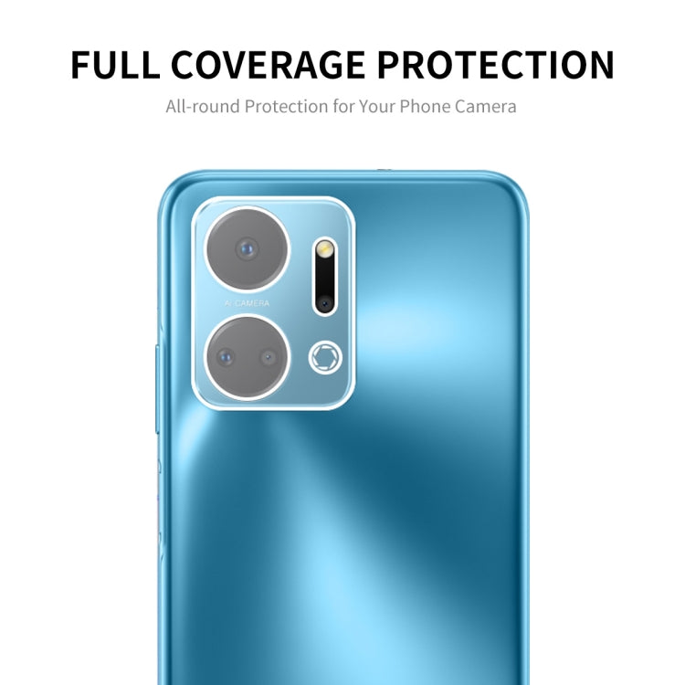 Rear camera lens tempered glass film for For Honor X7A with full camera coverage