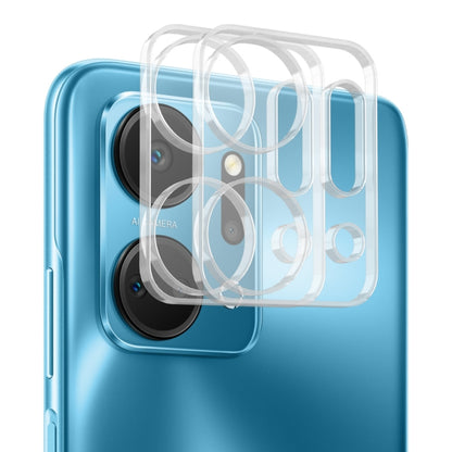 Clear dual rear camera lens tempered glass film set for For Honor X7A, installed