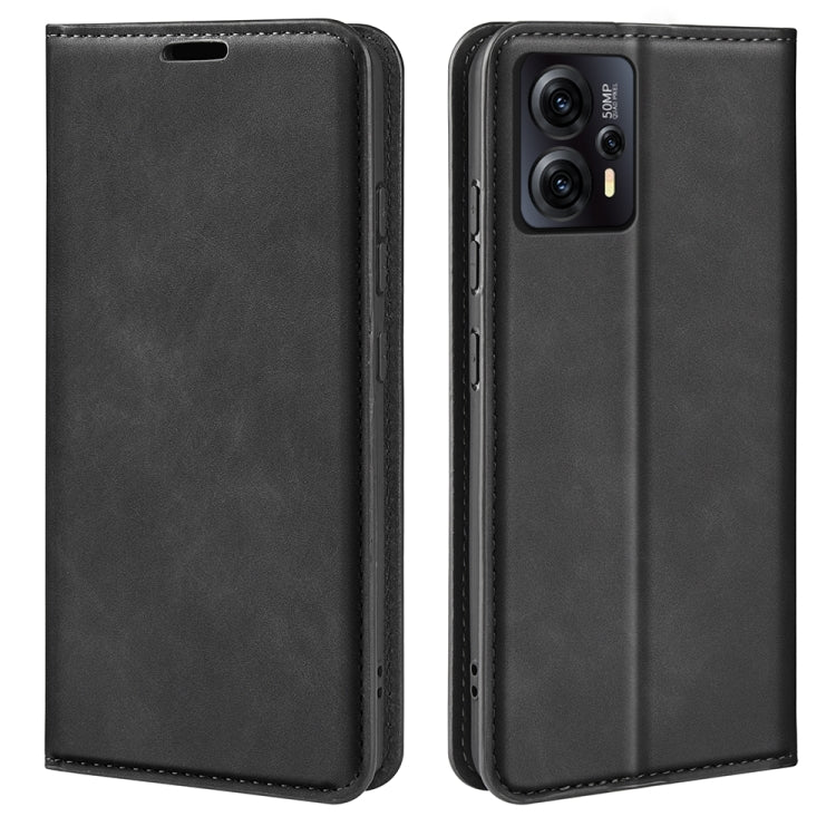 For Motorola Moto G23 4G / G13 4G Retro-skin Magnetic Suction Leather Phone Case, For Motorola Moto G23 4G / G13 4G