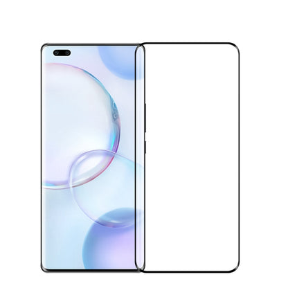 MOFI tempered glass screen protector film fitted to phone front, full coverage