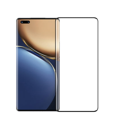 MOFI tempered glass screen protector film fitted to phone front, full coverage
