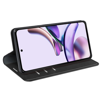 For Motorola Moto E13 Retro-skin  Magnetic Suction Leather Phone Case, For Motorola Moto E13