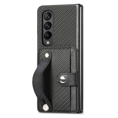Wristband Kickstand Card Wallet Back Cover Phone Case, For Samsung Galaxy Z Fold4, For Samsung Galaxy Z Fold3, For Samsung Galaxy Z Fold2, For Samsung Galaxy Z Flip4, For Samsung Galaxy Z Flip3 5G, For Samsung Galaxy Z Flip 5G, For Samsung Galaxy Z Fli...