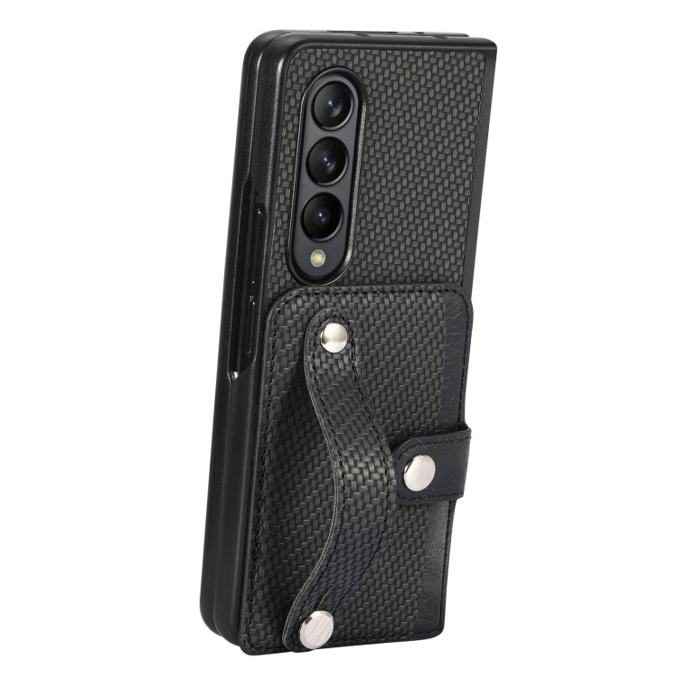 Wristband Kickstand Card Wallet Back Cover Phone Case, For Samsung Galaxy Z Fold4, For Samsung Galaxy Z Fold3, For Samsung Galaxy Z Fold2, For Samsung Galaxy Z Flip4, For Samsung Galaxy Z Flip3 5G, For Samsung Galaxy Z Flip 5G, For Samsung Galaxy Z Fli...