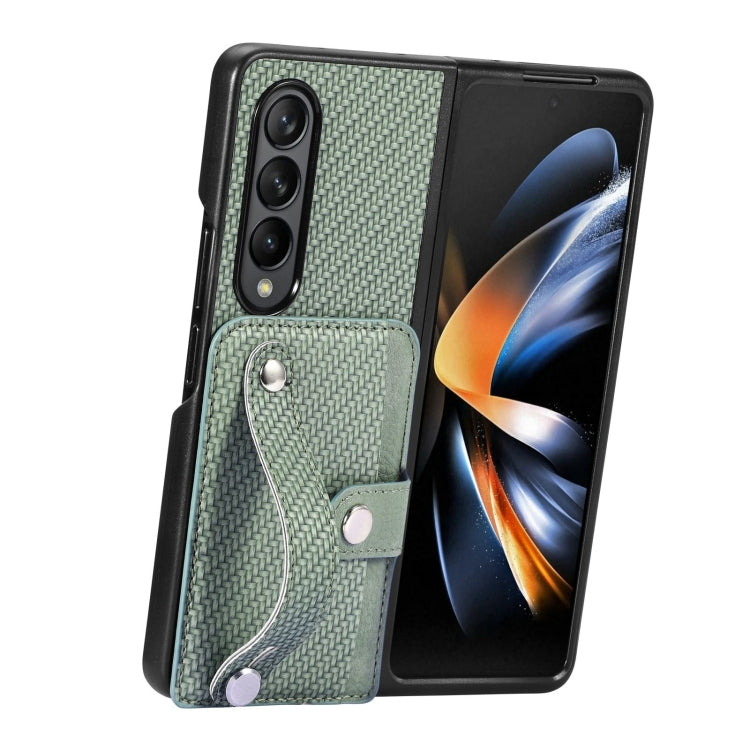 Wristband Kickstand Card Wallet Back Cover Phone Case, For Samsung Galaxy Z Fold4, For Samsung Galaxy Z Fold3, For Samsung Galaxy Z Fold2, For Samsung Galaxy Z Flip4, For Samsung Galaxy Z Flip3 5G, For Samsung Galaxy Z Flip 5G, For Samsung Galaxy Z Fli...