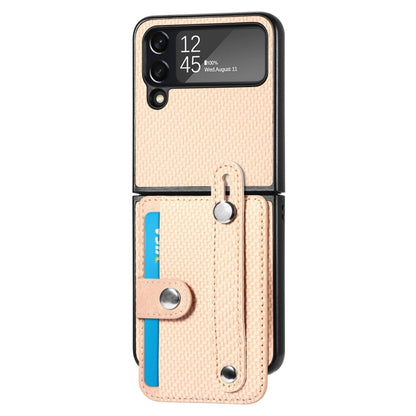 Wristband Kickstand Card Wallet Back Cover Phone Case, For Samsung Galaxy Z Fold4, For Samsung Galaxy Z Fold3, For Samsung Galaxy Z Fold2, For Samsung Galaxy Z Flip4, For Samsung Galaxy Z Flip3 5G, For Samsung Galaxy Z Flip 5G, For Samsung Galaxy Z Fli...