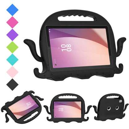 Black octopus-style shockproof tablet case with carry strap and handle cutout