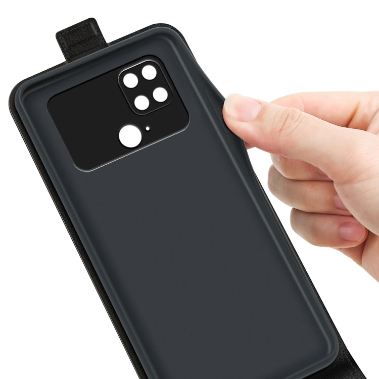 Black textured leather phone case back with camera and flash openings