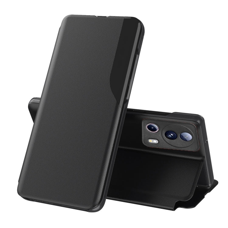 Attraction Flip Holder Leather Phone Case, For Xiaomi 13 Lite
