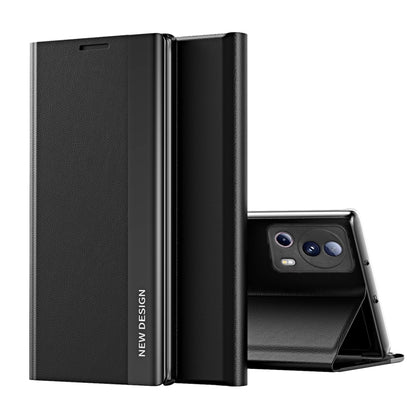 Side Electroplated Adsorption Leather Phone Case, For Xiaomi 13 Lite