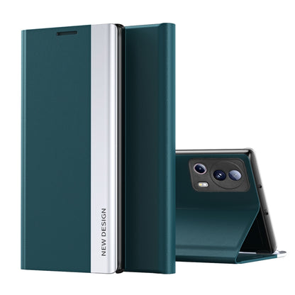 Side Electroplated Adsorption Leather Phone Case, For Xiaomi 13 Lite