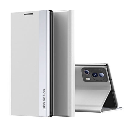 Side Electroplated Adsorption Leather Phone Case, For Xiaomi 13 Lite