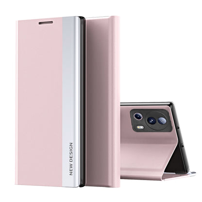 Side Electroplated Adsorption Leather Phone Case, For Xiaomi 13 Lite