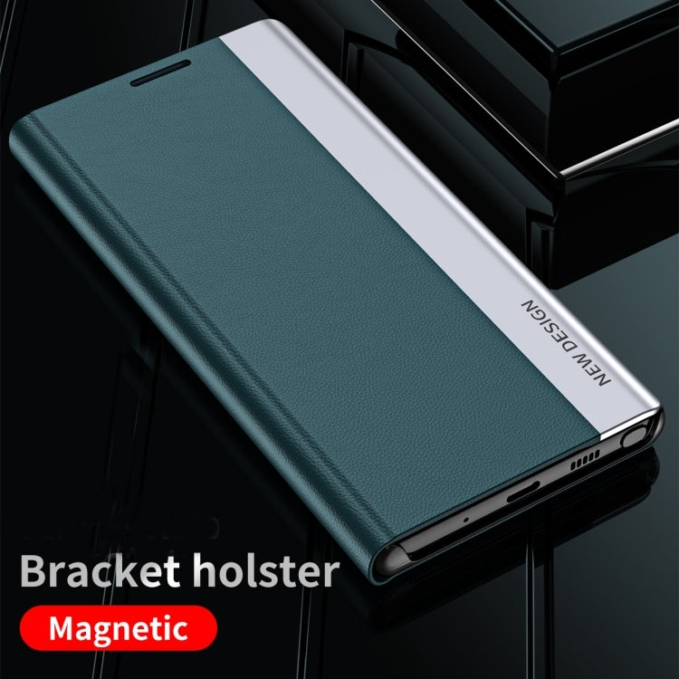Side Electroplated Adsorption Leather Phone Case, For Xiaomi 13 Lite