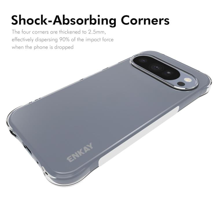 Gray TPU phone case with shock-absorbing corner bumpers and camera opening