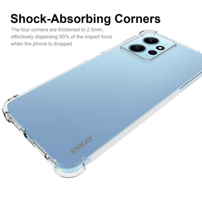 Clear TPU phone case for Xiaomi Redmi Note 12 4G with shock-absorbing corners