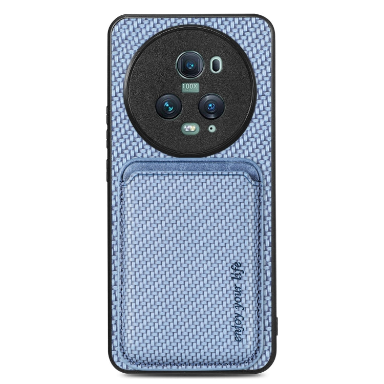 Carbon Fiber Leather Card Magsafe Magnetic Phone Case, For Honor Magic5 Pro, FOr vivo X70