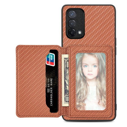 Carbon Fiber Magnetic Card Bag Phone Case, For Xiaomi Poco X5, For Xiaomi Redmi Note 10 5G, For Xiaomi Redmi Note 12 5G Global, For OPPO A74 5G