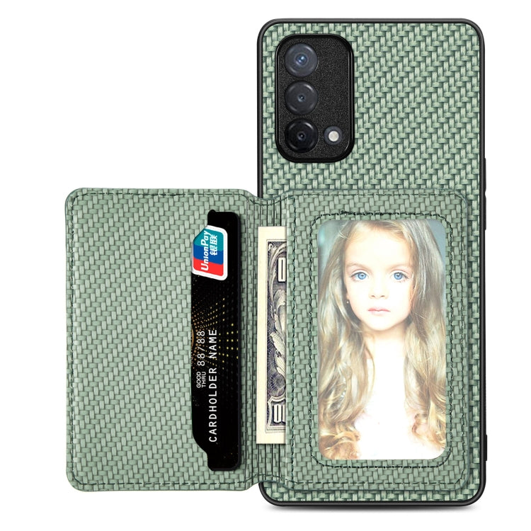 Carbon Fiber Magnetic Card Bag Phone Case, For Xiaomi Poco X5, For Xiaomi Redmi Note 10 5G, For Xiaomi Redmi Note 12 5G Global, For OPPO A74 5G