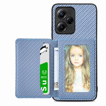 Carbon Fiber Magnetic Card Bag Phone Case, For Xiaomi Poco X5, For Xiaomi Redmi Note 10 5G, For Xiaomi Redmi Note 12 5G Global, For OPPO A74 5G