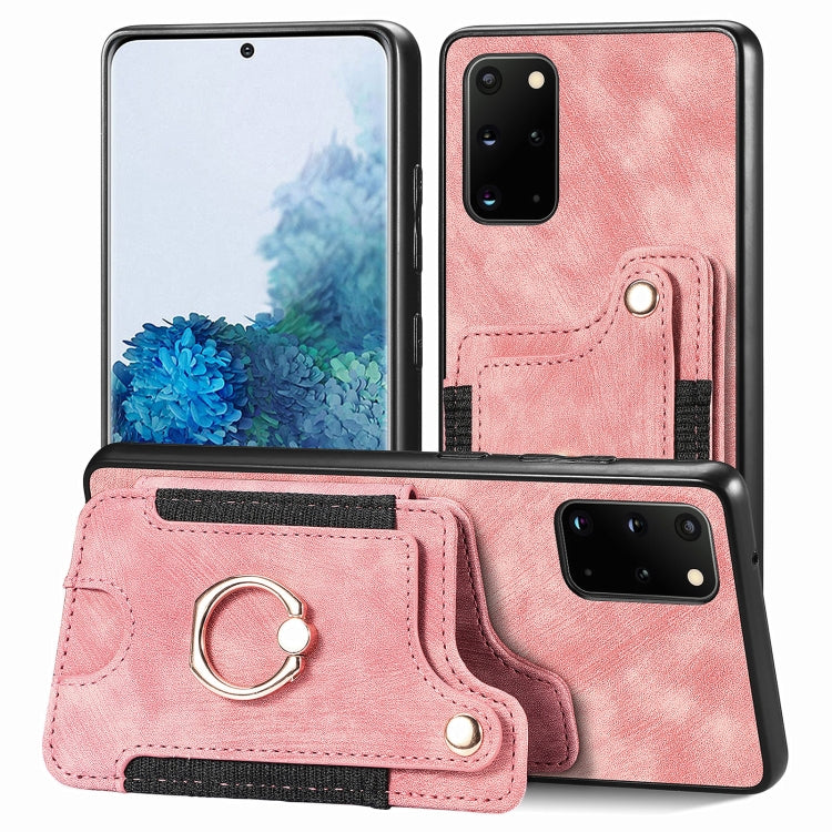Retro Skin-feel Ring Multi-card Wallet Phone Case, For Samsung Galaxy S23+ 5G, For Samsung Galaxy S23 Ultra 5G, For Samsung Galaxy S22+ 5G, For Samsung Galaxy S22 Ultra 5G, For Samsung Galaxy S21 5G, For Samsung Galaxy S21+ 5G                          ...