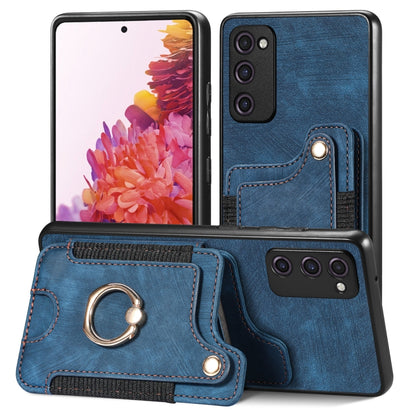 Retro Skin-feel Ring Multi-card Wallet Phone Case, For Samsung Galaxy S23+ 5G, For Samsung Galaxy S23 Ultra 5G, For Samsung Galaxy S22+ 5G, For Samsung Galaxy S22 Ultra 5G, For Samsung Galaxy S21 5G, For Samsung Galaxy S21+ 5G                          ...
