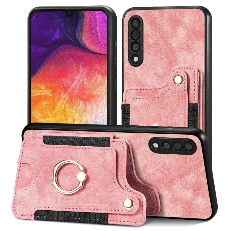Retro Skin-feel Ring Multi-card Wallet Phone Case, For Samsung Galaxy S23+ 5G, For Samsung Galaxy S23 Ultra 5G, For Samsung Galaxy S22+ 5G, For Samsung Galaxy S22 Ultra 5G, For Samsung Galaxy S21 5G, For Samsung Galaxy S21+ 5G                          ...