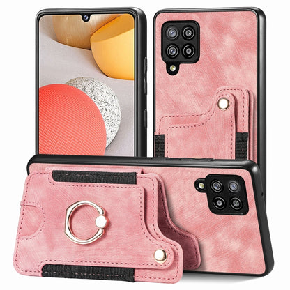 Retro Skin-feel Ring Multi-card Wallet Phone Case, For Samsung Galaxy S23+ 5G, For Samsung Galaxy S23 Ultra 5G, For Samsung Galaxy S22+ 5G, For Samsung Galaxy S22 Ultra 5G, For Samsung Galaxy S21 5G, For Samsung Galaxy S21+ 5G                          ...
