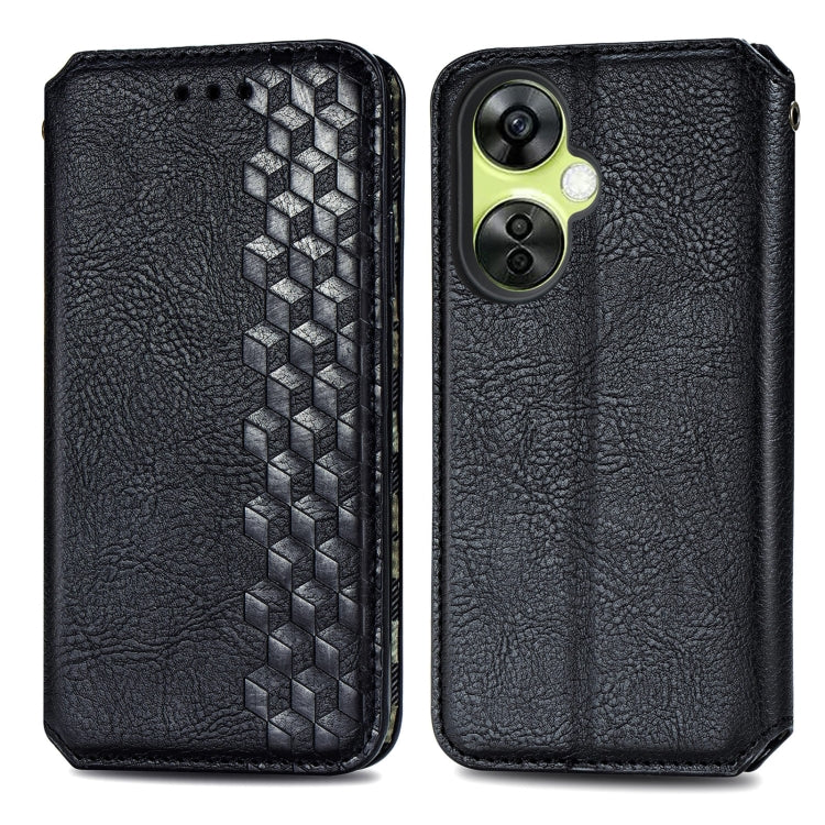 Cubic Grid Pressed Magnetic Leather Phone Case, For OnePlus Nord CE 3 Lite, For OPPO Find X6 Pro, For OPPO Find X6, For Redmi Note 12 Turbo