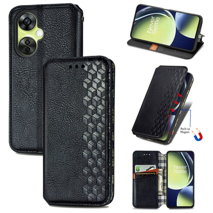 Cubic Grid Pressed Magnetic Leather Phone Case, For OnePlus Nord CE 3 Lite, For OPPO Find X6 Pro, For OPPO Find X6, For Redmi Note 12 Turbo