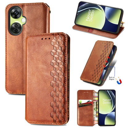 Cubic Grid Pressed Magnetic Leather Phone Case, For OnePlus Nord CE 3 Lite, For OPPO Find X6 Pro, For OPPO Find X6, For Redmi Note 12 Turbo