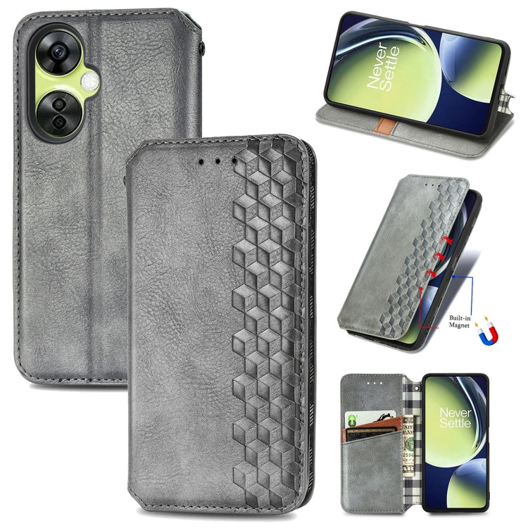 Cubic Grid Pressed Magnetic Leather Phone Case, For OnePlus Nord CE 3 Lite, For OPPO Find X6 Pro, For OPPO Find X6, For Redmi Note 12 Turbo