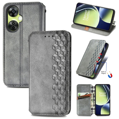 Cubic Grid Pressed Magnetic Leather Phone Case, For OnePlus Nord CE 3 Lite, For OPPO Find X6 Pro, For OPPO Find X6, For Redmi Note 12 Turbo