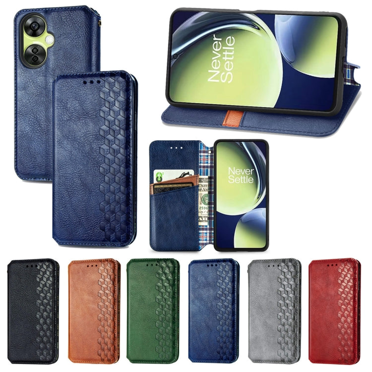 Cubic Grid Pressed Magnetic Leather Phone Case, For OnePlus Nord CE 3 Lite, For OPPO Find X6 Pro, For OPPO Find X6, For Redmi Note 12 Turbo