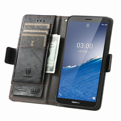 CaseNeo Splicing Dual Magnetic Buckle Leather Phone Case, For Nokia C3, For OnePlus Nord CE 3 Lite, For OPPO Find X6 Pro, For OPPO Find X6, For Redmi Note 12 Turbo, For Nokia C32