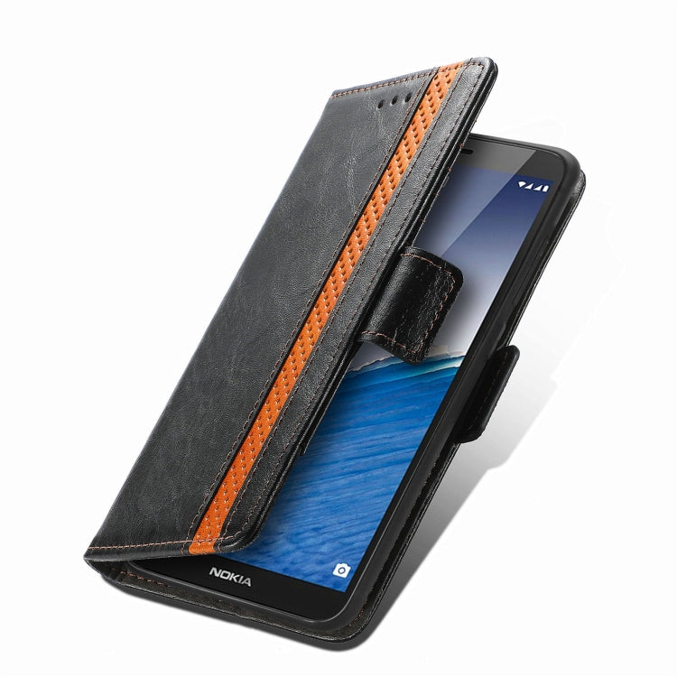 CaseNeo Splicing Dual Magnetic Buckle Leather Phone Case, For Nokia C3, For OnePlus Nord CE 3 Lite, For OPPO Find X6 Pro, For OPPO Find X6, For Redmi Note 12 Turbo, For Nokia C32
