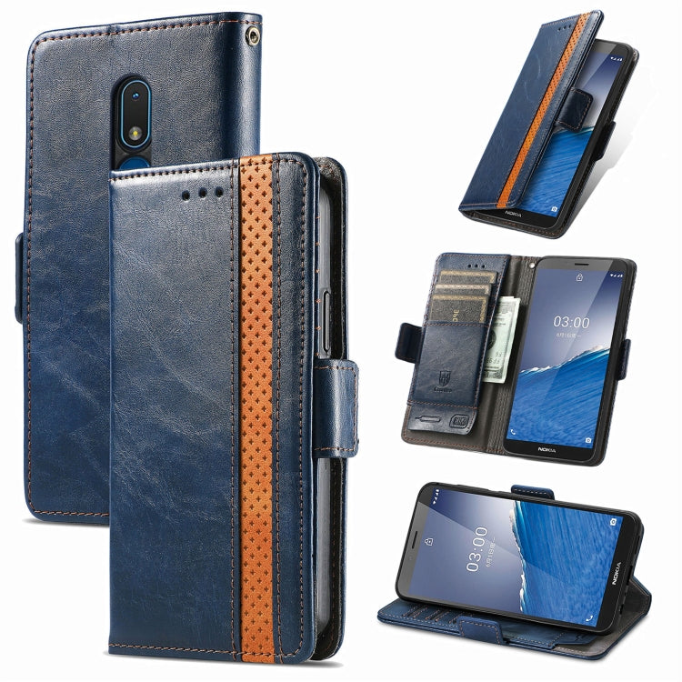 CaseNeo Splicing Dual Magnetic Buckle Leather Phone Case, For Nokia C3, For OnePlus Nord CE 3 Lite, For OPPO Find X6 Pro, For OPPO Find X6, For Redmi Note 12 Turbo, For Nokia C32