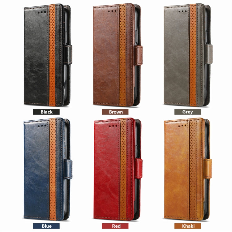 CaseNeo Splicing Dual Magnetic Buckle Leather Phone Case, For Nokia C3, For OnePlus Nord CE 3 Lite, For OPPO Find X6 Pro, For OPPO Find X6, For Redmi Note 12 Turbo, For Nokia C32