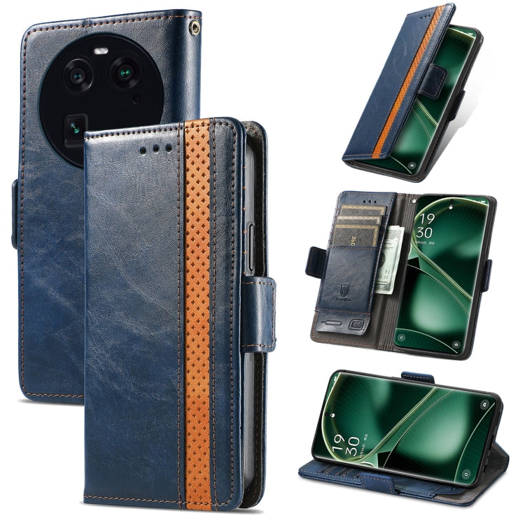 CaseNeo Splicing Dual Magnetic Buckle Leather Phone Case, For Nokia C3, For OnePlus Nord CE 3 Lite, For OPPO Find X6 Pro, For OPPO Find X6, For Redmi Note 12 Turbo, For Nokia C32