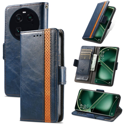 CaseNeo Splicing Dual Magnetic Buckle Leather Phone Case, For Nokia C3, For OnePlus Nord CE 3 Lite, For OPPO Find X6 Pro, For OPPO Find X6, For Redmi Note 12 Turbo, For Nokia C32