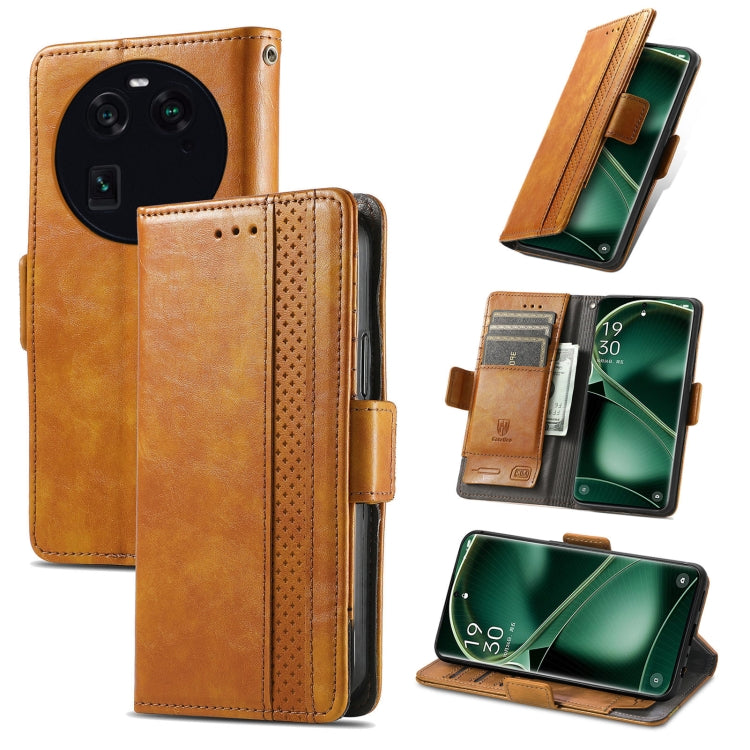 CaseNeo Splicing Dual Magnetic Buckle Leather Phone Case, For Nokia C3, For OnePlus Nord CE 3 Lite, For OPPO Find X6 Pro, For OPPO Find X6, For Redmi Note 12 Turbo, For Nokia C32