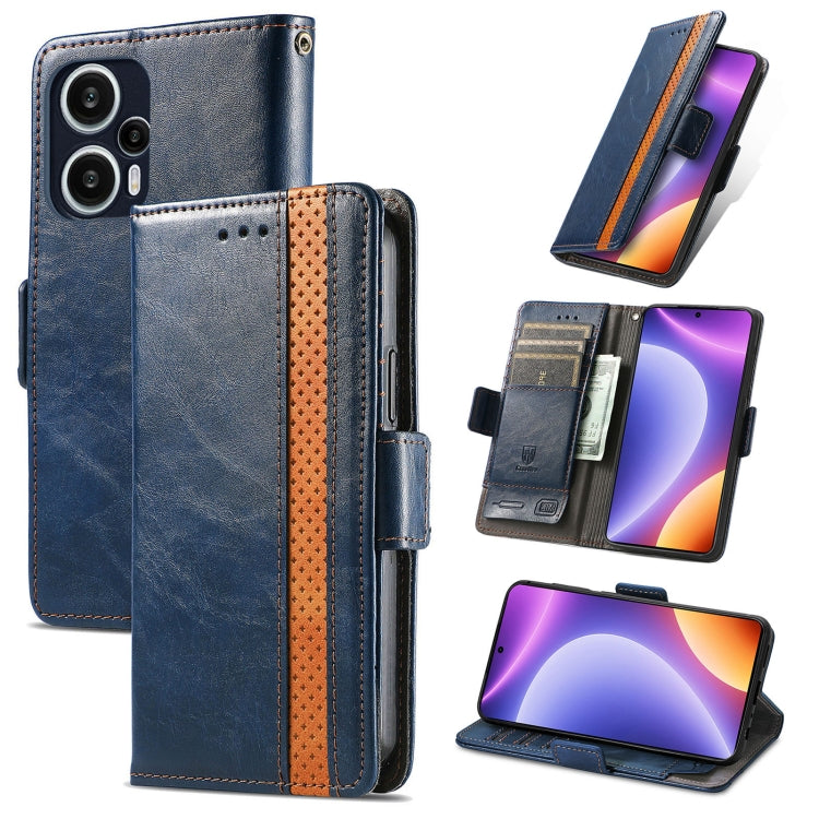 CaseNeo Splicing Dual Magnetic Buckle Leather Phone Case, For Nokia C3, For OnePlus Nord CE 3 Lite, For OPPO Find X6 Pro, For OPPO Find X6, For Redmi Note 12 Turbo, For Nokia C32