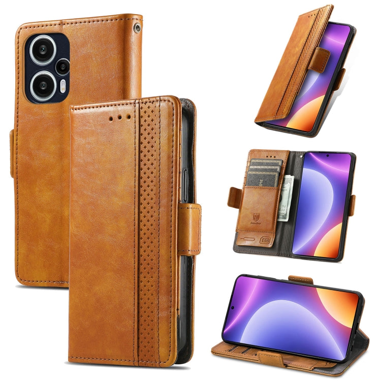 CaseNeo Splicing Dual Magnetic Buckle Leather Phone Case, For Nokia C3, For OnePlus Nord CE 3 Lite, For OPPO Find X6 Pro, For OPPO Find X6, For Redmi Note 12 Turbo, For Nokia C32