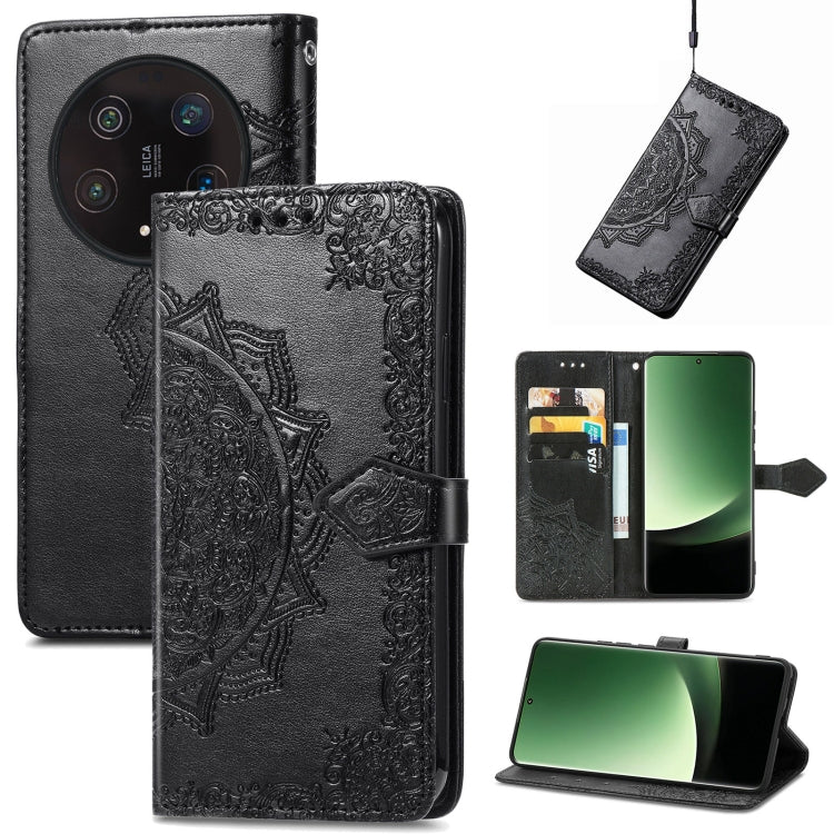 Mandala Flower Embossed Leather Phone Case, For Redmi Note 12 Pro 4G, For Xiaomi 13 Ultra