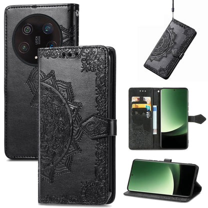 Mandala Flower Embossed Leather Phone Case, For Redmi Note 12 Pro 4G, For Xiaomi 13 Ultra