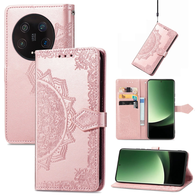Mandala Flower Embossed Leather Phone Case, For Redmi Note 12 Pro 4G, For Xiaomi 13 Ultra